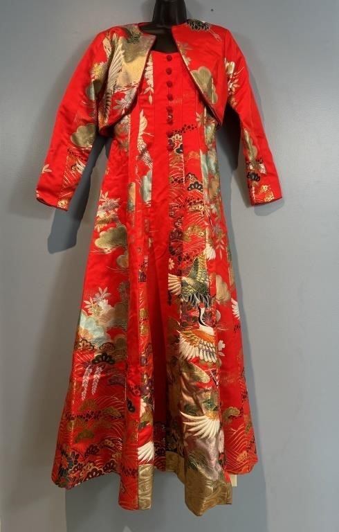 Namba  Asian Inspired Evening Gown & Jacket