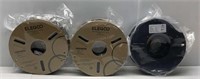 3 Spools of Elegoo/Ender 3D Printer Filament - NEW