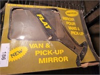 NEW FLAT MIRROR FOR VAN AND PICKUPS