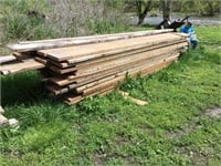 Approximately 80 used dimension lumber,