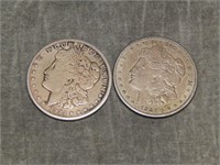 Pair of 1921 S Morgan SILVER Dollars