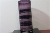 An Art Glass Cylinder Vase