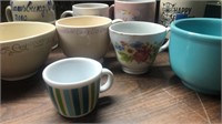 (9) Assorted Coffee Cups