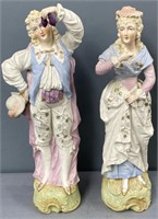 Victorian Bisque Porcelain Figures