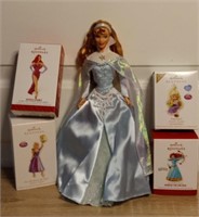 Disney Doll & Hallmark Disney Ornaments