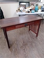 Wooden desk with drawer 50 in x 24 in X 30in tall