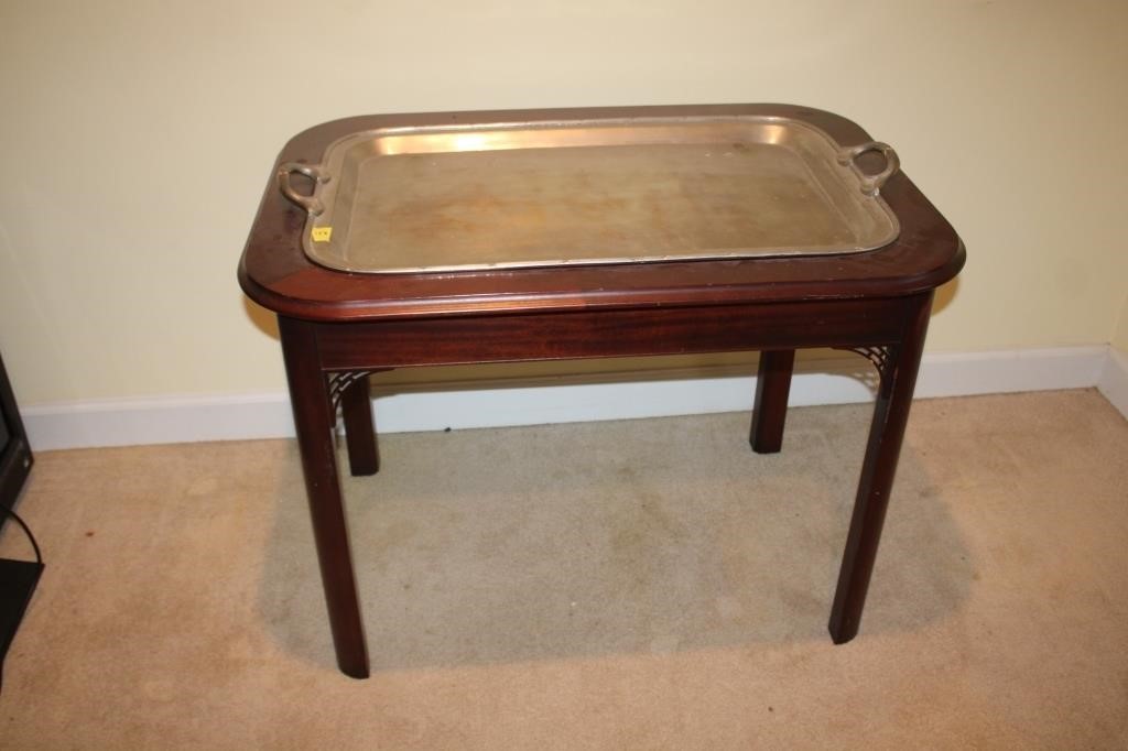 Table with tray top