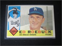 1960 TOPPS #519 ED ROEBUCK HIGH NUMBER SP