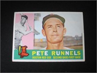 1960 TOPPS #15 PETE RUNNELS RED SOX VINTAGE