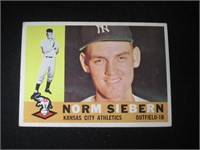 1960 TOPPS #11 NORM SIEBERN KC ATHLETICS