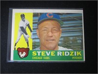 1960 TOPPS #489 STEVE RIDZIK CHICAGO CUBS