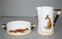 Royal Doulton 'Reynard the Fox' jug & sugar bowl