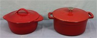 (2) Cast Iron Dutch Ovens