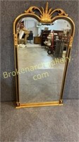 Gilded And Painted Decorative Wall Mirror