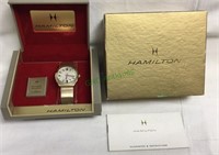 Vintage 10k gold filled, Hamilton wristwatch self