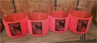 Set of Four Tennessee Whiskey Glasses