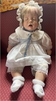 Porcelain Doll with Posable Arms & Legs 21 in long