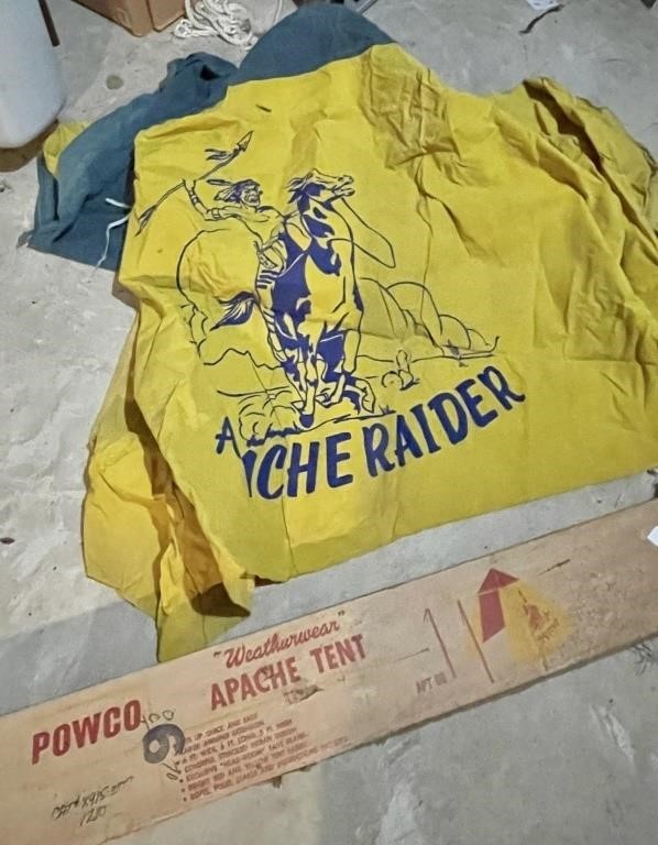 Vintage Weatherwear Apache play tent