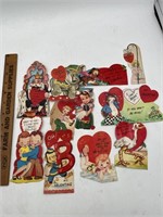 Vintage valentines cards