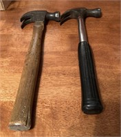Pair of claw hammers