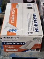 2,400ct C-fold towels