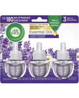 New (3) Air Wick Plug in Scented Oil Refill, 3ct,