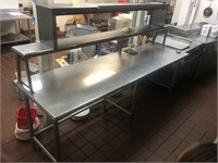 MERCO PREP TABLE WITH FOOD WARMER