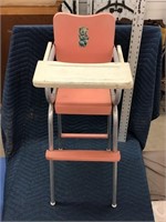 Mid-Century Baby High Chair Babydoll