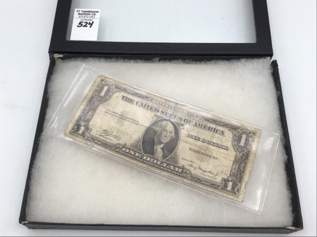 1935A Gold One Dollar Silver Certificate