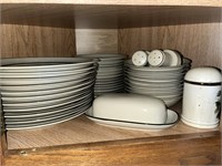 Stoneware Dinner Set & Accessories & Canisters