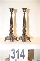 Pair Of (10" Tall) Candle Sticks (Rm 7)