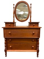 Campbellsville Cherry  Dresser with mirror back