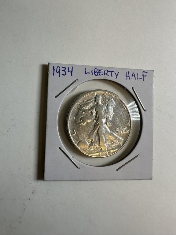 1934 LIBTERY HALF DOLLAR - (SILVER)