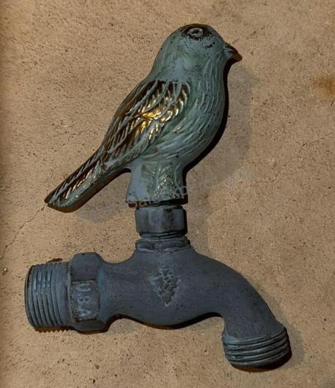 Bird faucet nozzle, outdoor copper 5”