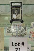 3 baseball cards: