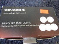 5 pk-- LED PUSH LIGHTS