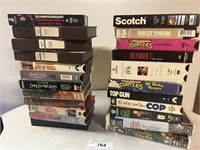 23) VHS TAPES