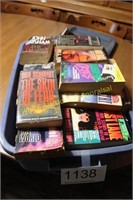Large Tote (included) of Paperback Books 50+/-