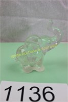 Fenton Glass Elephant Figurine
