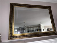 LARGE MIRROR OVER FIREPLACE