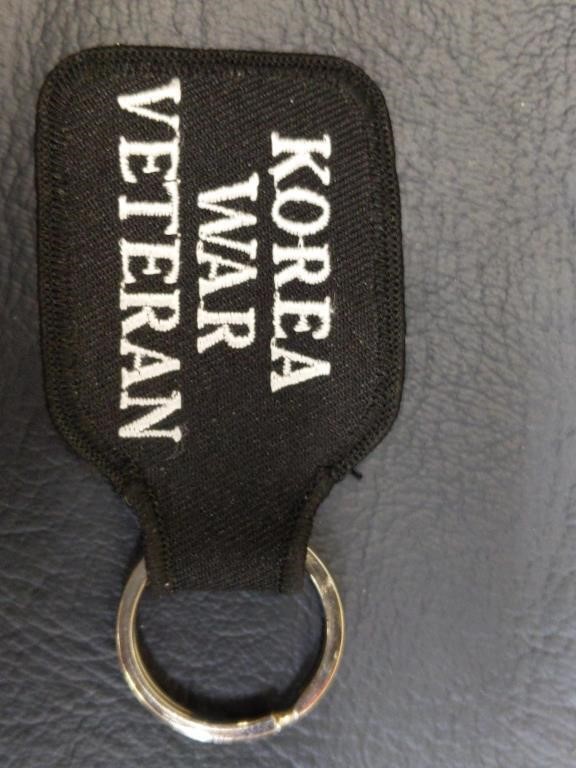 Korea war veteran key chain