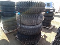 (4) Goodyear 15-22.5 Tires & Rims