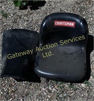 (2) Seats - (1) garden tractor & (1) atv