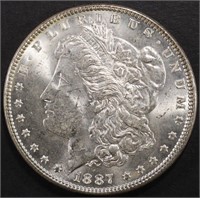 1887 MORGAN DOLLAR CH BU