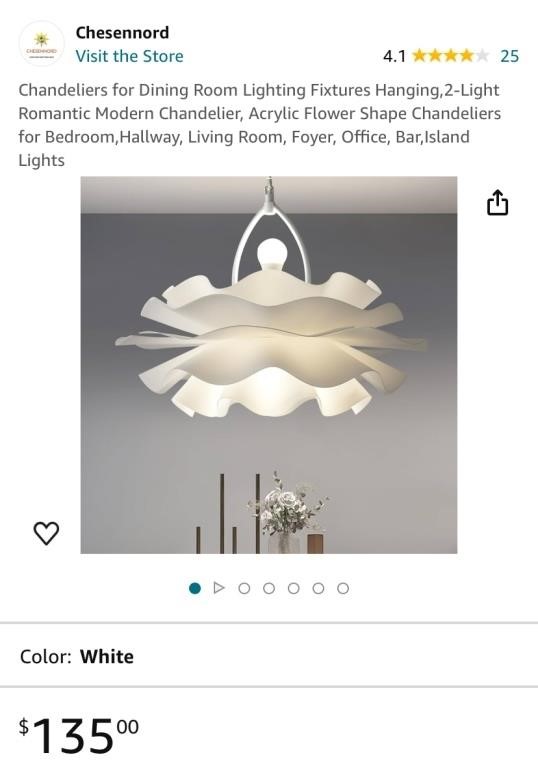 MODERN CHANDELIER (NEW)