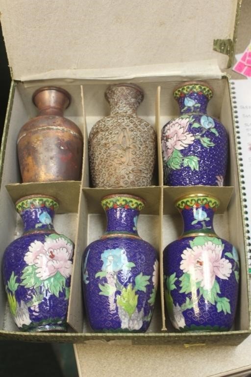 Different Stages of Chinese Cloisonne Making