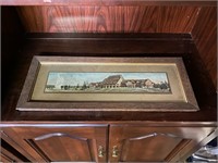 Framed Old Faithful Inn, Yellowstone Print