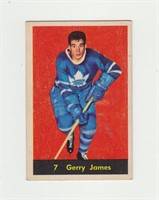 1960 Parkhurst Gerry James Hockey Card