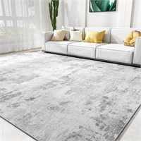 $160  8 x 10 Area Rugs for Living Room - Grey