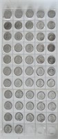 1968-2022 Canada 10 Cents Set of 52 Coins